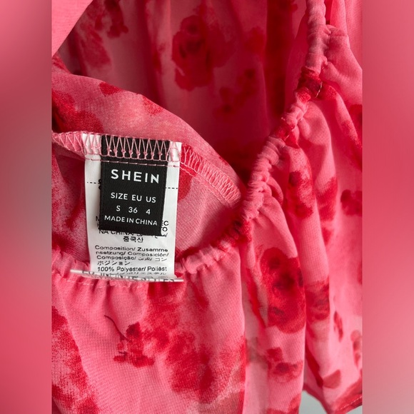 💖(2 for $15)💖 Pink Floral Top - Picture 4 of 4